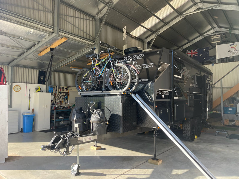Load image into Gallery viewer, Freedom 2 Bike Caravan Rack - Tool Box Mount
