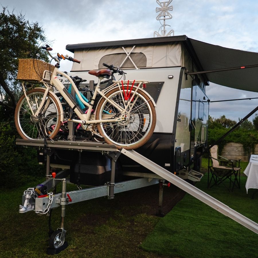 Freedom 4 Bike Caravan Rack - Drawbar Mount