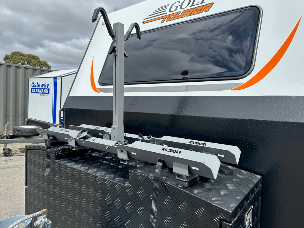 Boar Rack Freedom 2 Bike Caravan Rack - Tool Box Mount – Wild Boar Bike Racks