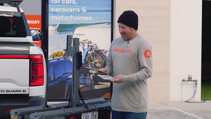 Bike Rack Rego Plates